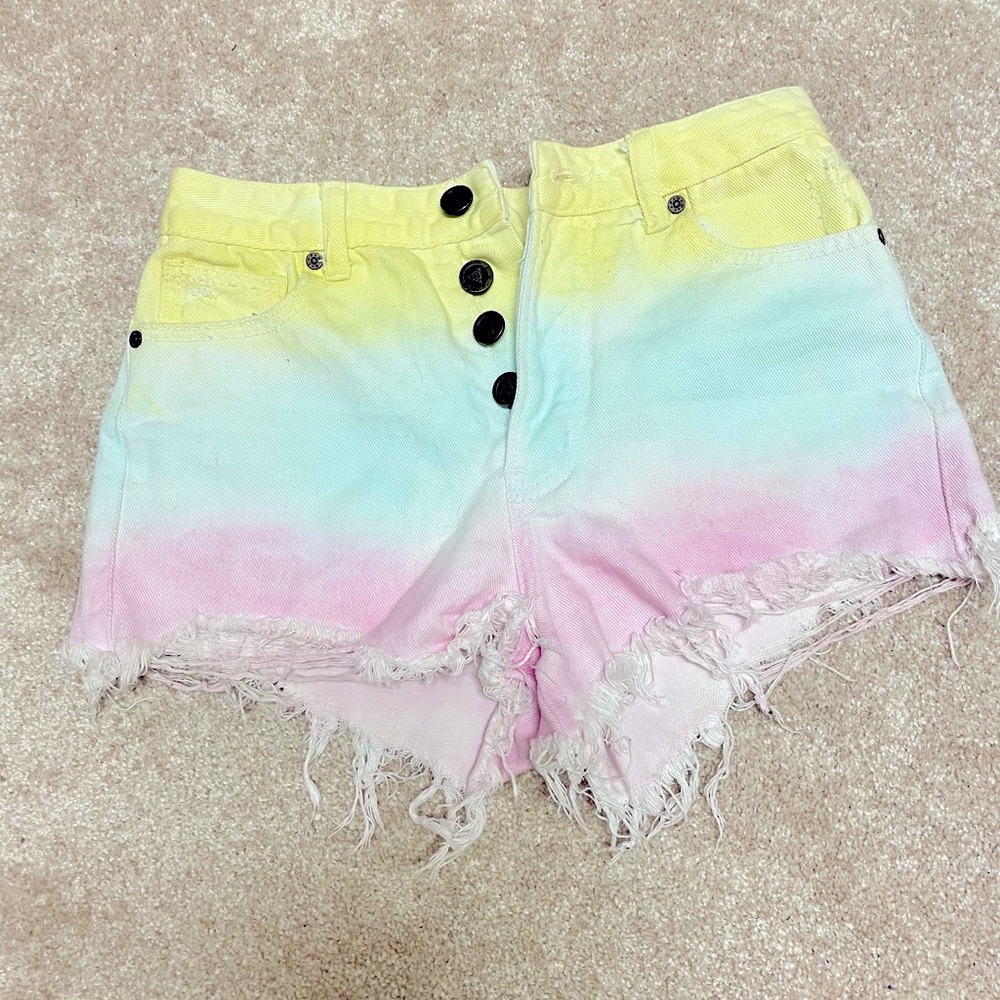 RARE Vintage UNIF Sherbet High Waist Denim Shorts